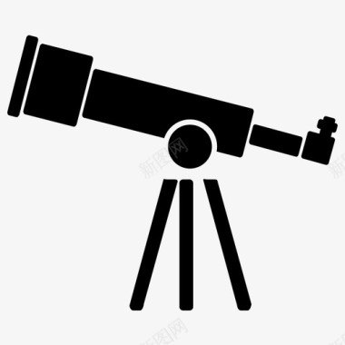 望远镜镜头物体图标图标