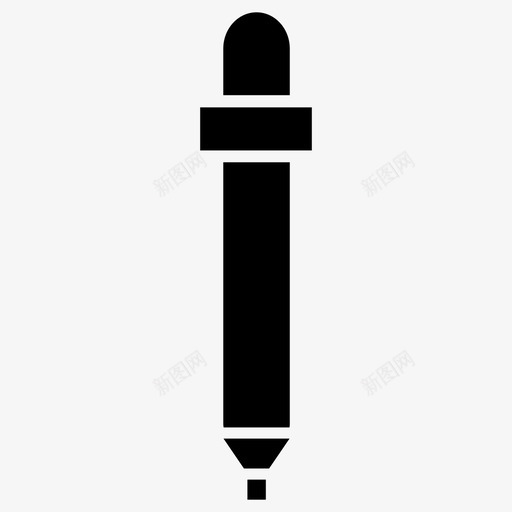 滴管颜色填充图标svg_新图网 https://ixintu.com 仪器 填充 工具 滴管 颜色