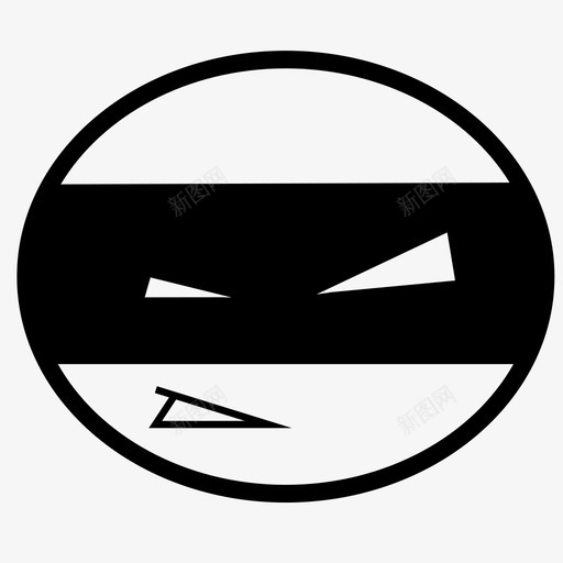 忍者龟动物卡通图标svg_新图网 https://ixintu.com 人物 动物 卡通 头 忍者龟 脸 面具
