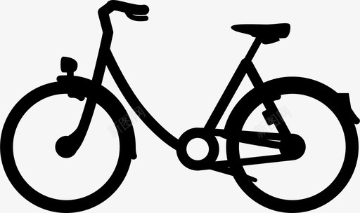 自行车骑车人女性骑手骑行图标svg_新图网 https://ixintu.com 交通工具 女性 自行车 骑手 骑行 骑车人