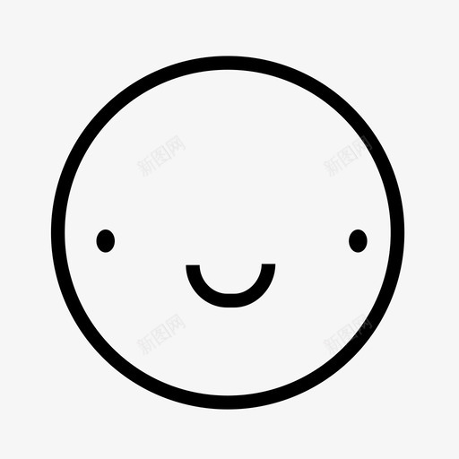 快乐微笑形状图标svg_新图网 https://ixintu.com kawai 几何 可爱 圆圈 开心脸 形状 微笑 快乐 情感 笑脸 表情符号