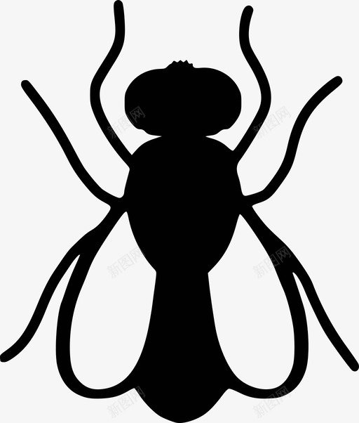 苍蝇动物虫子昆虫害虫图标svg_新图网 https://ixintu.com 动物 害虫 昆虫 苍蝇 虫子
