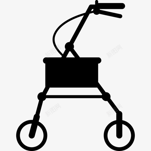 助行器残疾人士图标svg_新图网 https://ixintu.com 助行器 残疾人士
