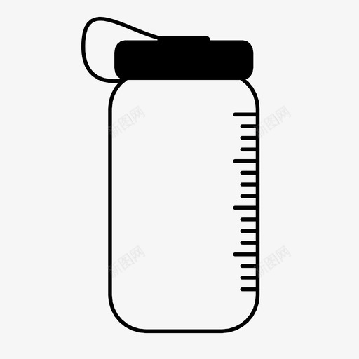 水瓶饮料容器图标svg_新图网 https://ixintu.com 容器 水瓶 纳金 饮料
