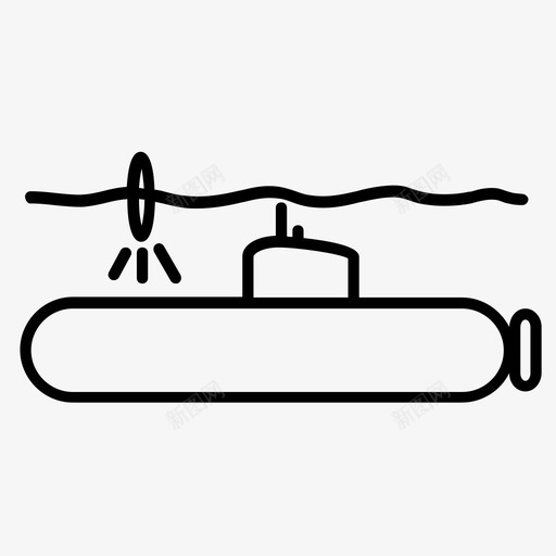 潜艇原子弹洲际弹道导弹图标svg_新图网 https://ixintu.com 原子弹 导弹 战争 核武器 洲际弹道导弹 海洋 潜艇