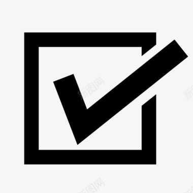 复选框完成标记任务投票图标图标