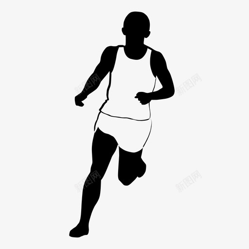 跑步赛跑速度图标svg_新图网 https://ixintu.com 人 短跑 赛跑 跑步 跑道 运动 速度