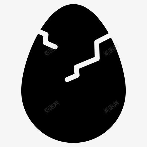 碎蛋动物婴儿图标svg_新图网 https://ixintu.com 出生 动物 婴儿 孵化 破裂 破裂的蛋 碎蛋