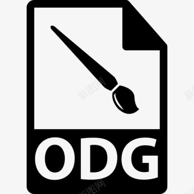 ODG文件格式界面文件格式图标图标