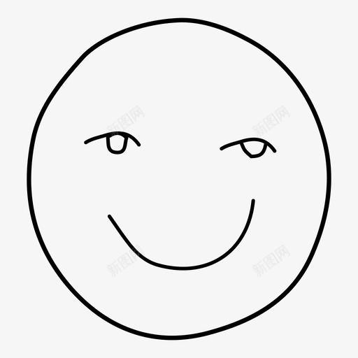 笑脸表情符号表情图标svg_新图网 https://ixintu.com 开心 情绪 月亮 笑脸 脸 表情 表情符号