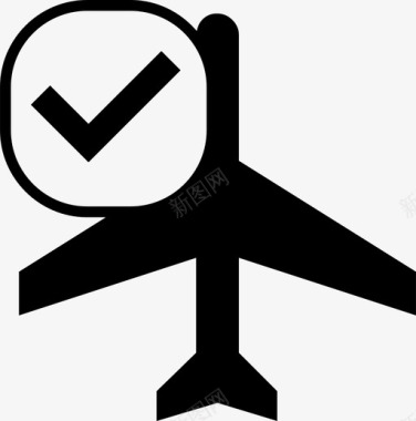 机场未受影响飞机战斗图标图标