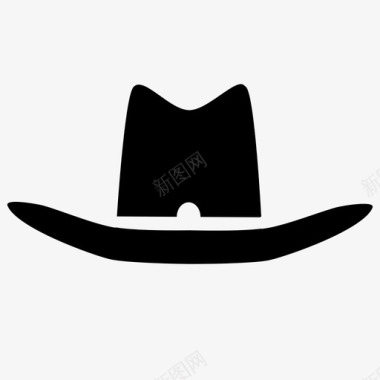 牛仔帽服装头饰图标图标