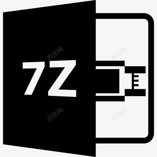 7Z文件格式符号接口文件格式样式图标svg_新图网 https://ixintu.com 7Z文件格式符号 接口 文件格式样式