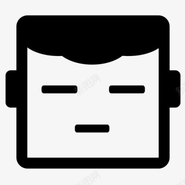 睡觉笑脸人图标图标