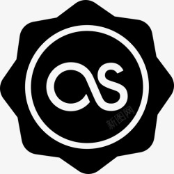 最后一个调频徽章最后一个FM社交徽章社交徽章图标高清图片