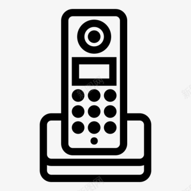 电话答录机通讯图标图标