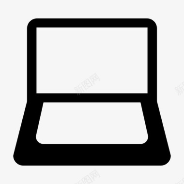 笔记本电脑电脑电子移动便携式图标图标