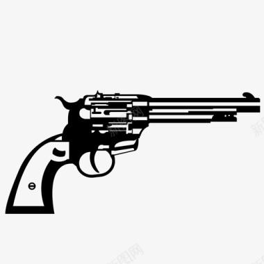 枪牛仔火器图标图标