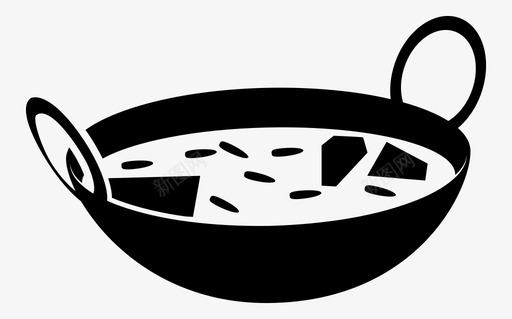 碗烹饪咖喱图标图标