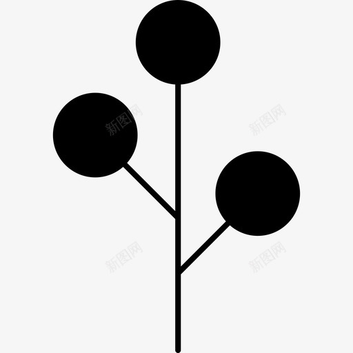 有圆叶的植物变种性质灌木图标svg_新图网 https://ixintu.com 性质 有圆叶的植物变种 灌木