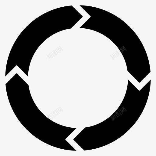 循环过程图标svg_新图网 https://ixintu.com 循环 过程