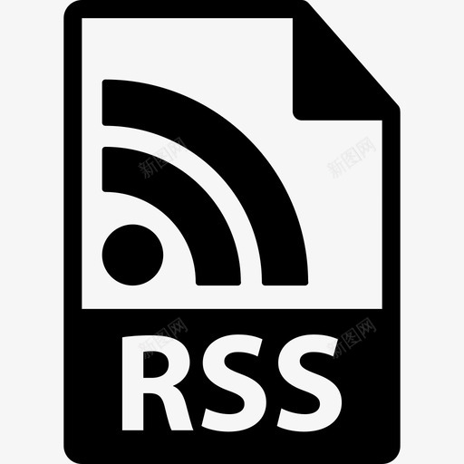 Rss文件格式符号技术文件格式图标svg_新图网 https://ixintu.com Rss文件格式符号 技术 文件格式图标