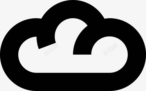 云多云数据图标svg_新图网 https://ixintu.com 云 信息 多云 天气 数据 湿度