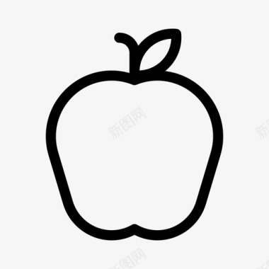 苹果农产品植物图标图标