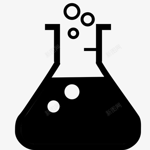 烧瓶酸烧杯图标svg_新图网 https://ixintu.com 化学 实验 实验室 测试 烧杯 烧瓶 研究 酸 锥形瓶