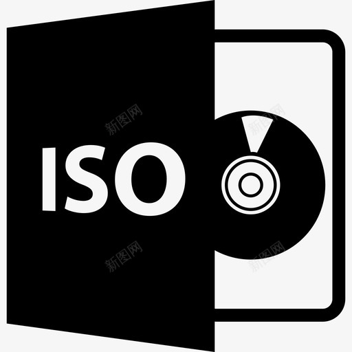 ISO开放文件变体接口文件格式样式图标svg_新图网 https://ixintu.com ISO开放文件变体 接口 文件格式样式