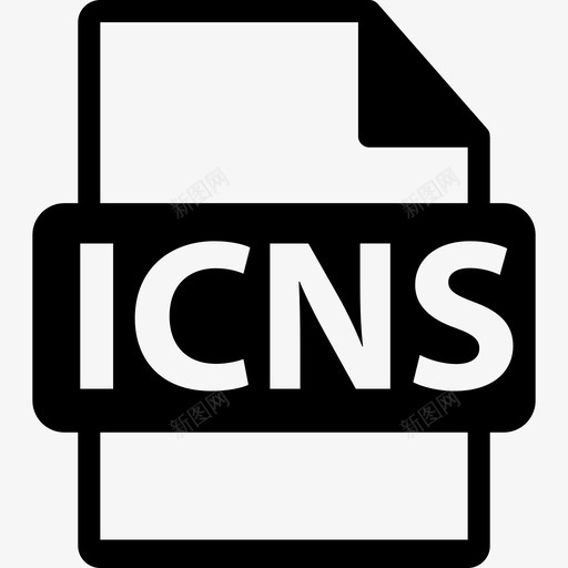 ICNS文件格式接口文件格式文本图标svg_新图网 https://ixintu.com ICNS文件格式 接口 文件格式文本