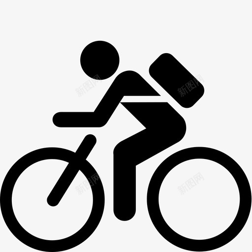 自行车信使包裹递送包裹图标svg_新图网 https://ixintu.com 人 冲刺 包裹 包裹递送 旅行 皮带 自行车信使 踏板 运输 速度 骑手