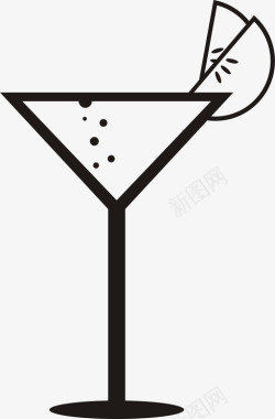鸡尾酒酒精苹果汁图标图标