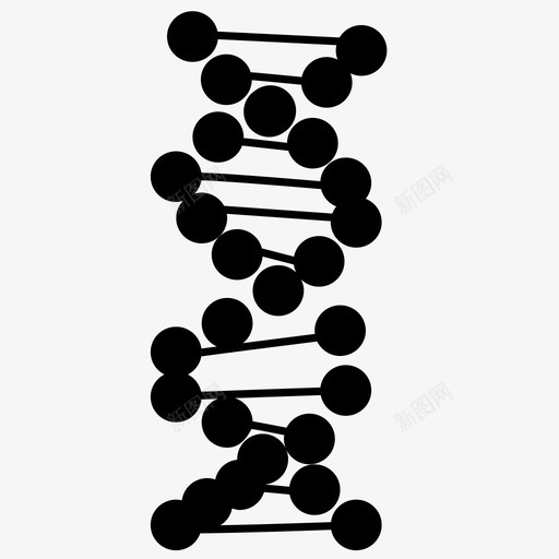 dna生物学生命科学图标svg_新图网 https://ixintu.com dna 生命 生物学 科学