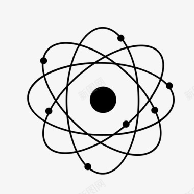 原子生命物质图标图标