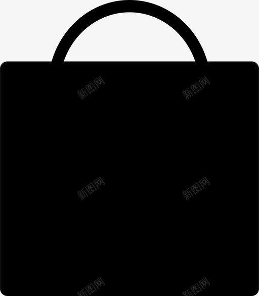 包袋子手提包图标svg_新图网 https://ixintu.com 包 工具袋 布袋 手提包 手提袋 礼品袋 袋子 购物袋 钱袋