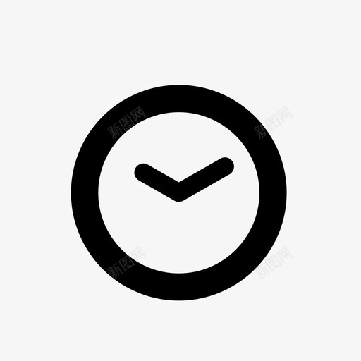 时钟圆圈负载图标svg_新图网 https://ixintu.com 加载 区域 圆圈 手表 时钟 时间 负载