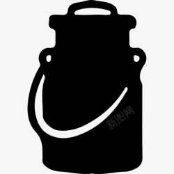水罐药桶牛奶罐桶容器图标高清图片