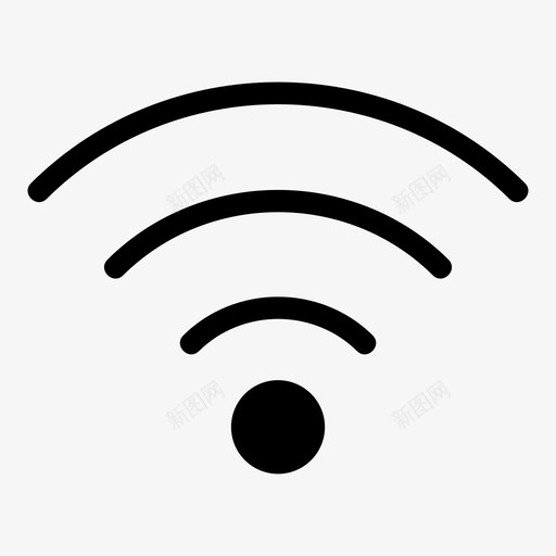 wifi传输信号图标svg_新图网 https://ixintu.com rss wifi 互联网 传输 信号 天线 接收 无线 连接 通信