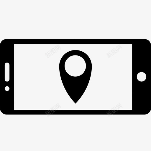 增强现实标记地图图标svg_新图网 https://ixintu.com iphone4s iphone5 地图 增强现实 定位手机 定位智能手机 导航 标记