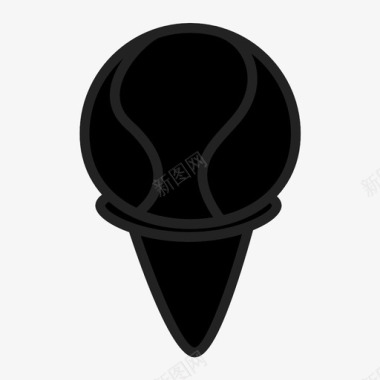 雪糕甜点冰淇淋图标图标