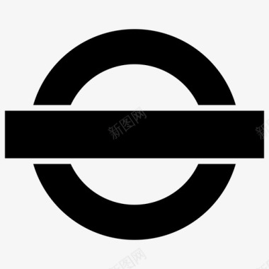伦敦地铁地铁标志图标图标