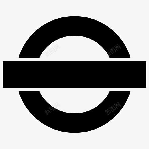 伦敦地铁地铁标志图标svg_新图网 https://ixintu.com 伦敦地铁 地铁 标志