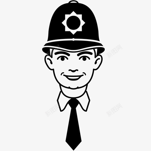 警察帽子工作图标svg_新图网 https://ixintu.com 人 工作 帽子 职业 警官 警察 领带