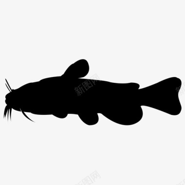 鲶鱼食物河流图标图标