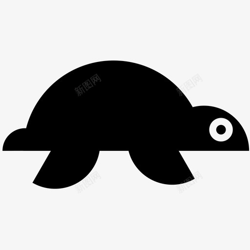 龟动物爬行动物壳慢图标svg_新图网 https://ixintu.com 动物 壳 慢 爬行动物 龟