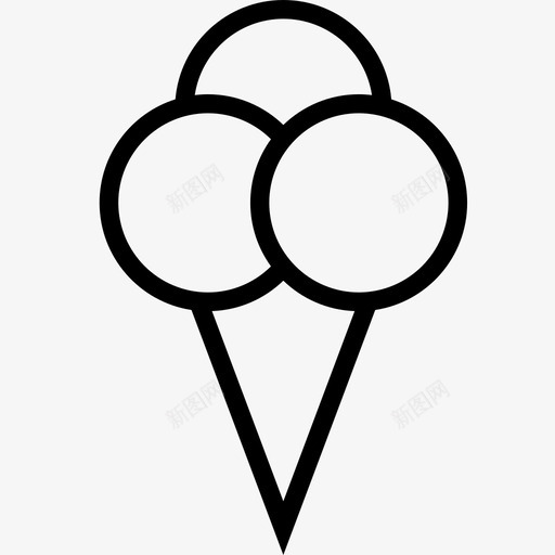 冰淇淋筒巧克力奶制品甜点食物图标svg_新图网 https://ixintu.com 冰淇淋 冰淇淋筒 奶制品 巧克力 甜点 食物