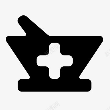 药房十字交叉药物图标图标