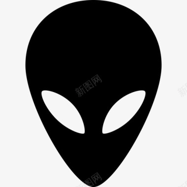 外星人头面具太空不明飞行物图标图标