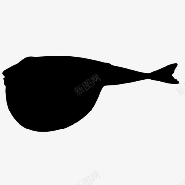 气球鱼动物海洋图标图标
